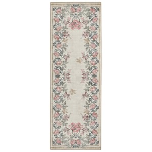 Botanical Border Eco-Washable Runner - 75x220cm