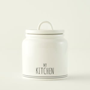 My Kitchen Porcelain Jar - 30oz