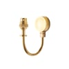 Gramma wall fitting in antiqued brass