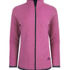 Weird Fish Ariana Full Zip Grid Fleece Dark Raspberry Size 10