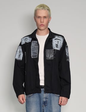 Patched Dutch Bomber Jacket
