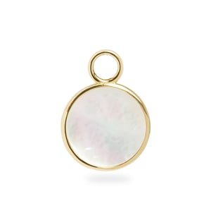 Mother of Pearl Circle Charm