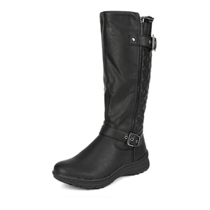 DREAM PAIRS Faux Fur Knee High Boot