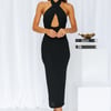 Cupids Alive Midi Dress Black