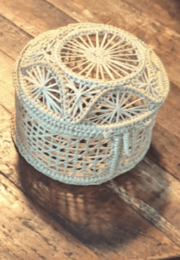 Lattice Woven Trinket Box