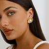 Fresh Jasmine Earrings Gold