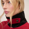 Red Cord Detail Barn Jacket
