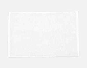 QE Home Modal Cotton Bath Mat in White