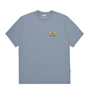 Kappy Kappy Morning Half T-Shirt Toru Fukuda Edition Dusty Blue