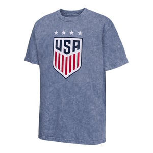 Youth Outerstuff USWNT Mineral Wash Navy Tee / XL