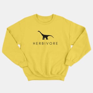 Herbivore Dinosaur Kids Sweatshirt (Unisex)