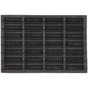 Coir Scraper Doormat Black - 40x60cm