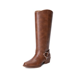 DREAM PAIRS Cowgirl Knee high Boots