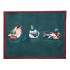 Swimming Ducks Teal Washable Doormat - 65x85cm