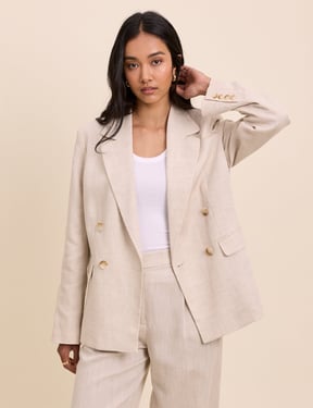 Stone Double Breasted Alicia Blazer