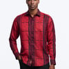 Robert Graham Limited Edition Crimson Cheer Long Sleeve Button Down Shirt