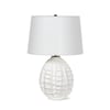 Caspian Small White Ceramic Table Lamp