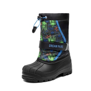 DREAM PAIRS Girls   Boys Waterproof Snow Boots