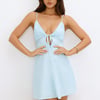 Breezes And Sunsets Mini Dress Blue