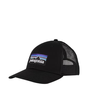 Patagonia P-6 Logo LoPro Trucker Hat Black