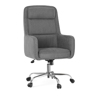 COLAMY COCOON High-Load Cloud Comfort Swivel Office Chair for Home & Beyond - Dark Grey