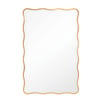 Candice Gold Leaf Rectangle Modern Mirror