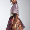 AKIRA Stay With Me Brocade Mini Dress | Size XL