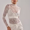 AKIRA Ruffle Me To It Underbust Belt | Size Small/Medium