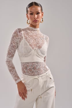 AKIRA Ruffle Me To It Underbust Belt | Size Large/XL