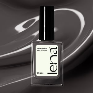 LENA Breathable & Water-Permeable Halal Nail Polish - Dark Romance - LE131
