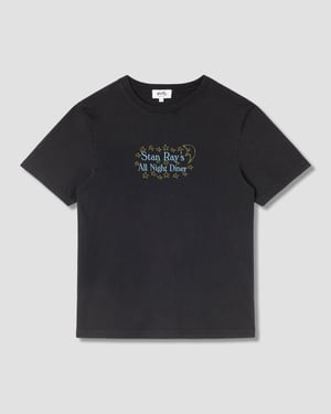 Diner Tee (Washed Black) - XXL