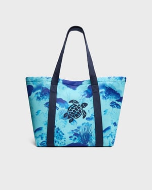 Vilebrequin - Neoprene Beach Bag Coral Reef - Beach Bag - Bagsib - Blue - Size OSFA