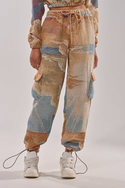 AKIRA Into The Wild Wide Leg Jogger Pants | Size 1X