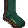 Weird Fish Electra Sparkle Ribbed Socks 3pk Multi Size 4-7