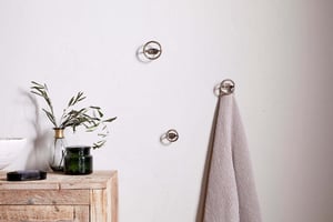 nkuku Olani Bathroom Hooks Set Of 3 | Bathroom | Antique Brass