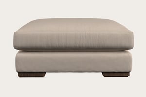 nkuku Guddu Large Dining Footstool | Make To Order | Recycled Cotton Natural | No Colour