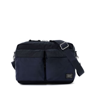 Porter-Yoshida and Co Force Shoulder Bag Small Navy