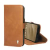 iPhone 15 Leather Wallet Case (with Stand Function) - Tan
