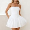 Perfection Strapless Mini Dress White