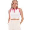 Tyson Cropped Polo - L