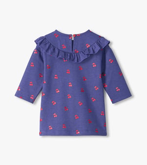 Baby & Toddler Girls Foil Cherries Ruffle Dress