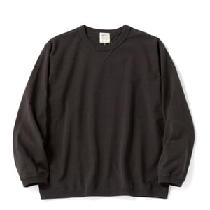 Jackman Dotsume Rib L/S T-shirt Ink Black