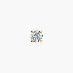 Diamond Stud Earrings - Single / 0.35 CT