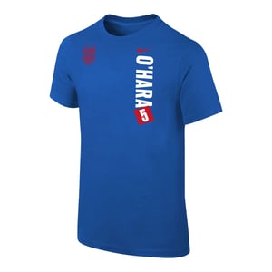 Youth Nike USWNT Vertical O'Hara Royal Tee / S