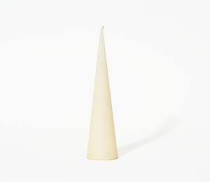 Cone Candle - Ivory / Tall