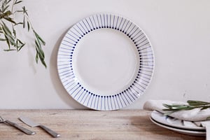 nkuku Iba Dinner Plate | Tableware | One Size | Indigo