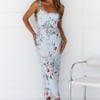 Sophisticated Flora Maxi Dress Print