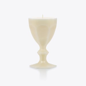 Harcourt Glass Candle - Ivory | Baccarat