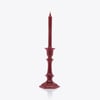 Harcourt Candlestick Candle - Red | Baccarat