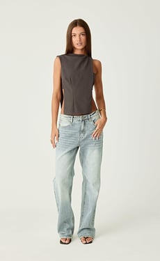 Aiden Top (Grey) - US 0